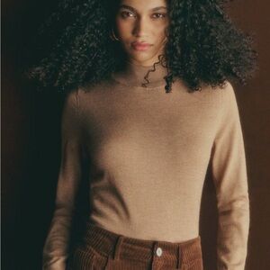 Sezane Jacob jumper (merino wool) in Camel